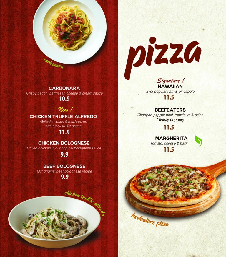 Buddy Hoagies Pasta & Pizza Menu 2024