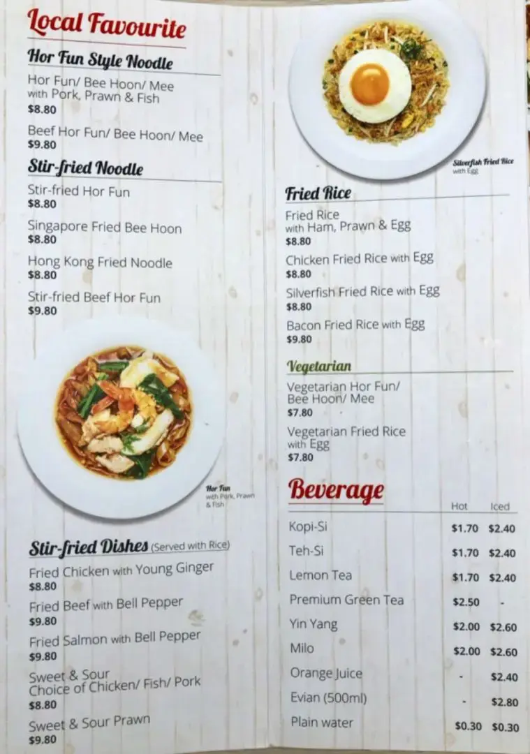 Han’s Cafe Menu – All Day Breakfast 2024