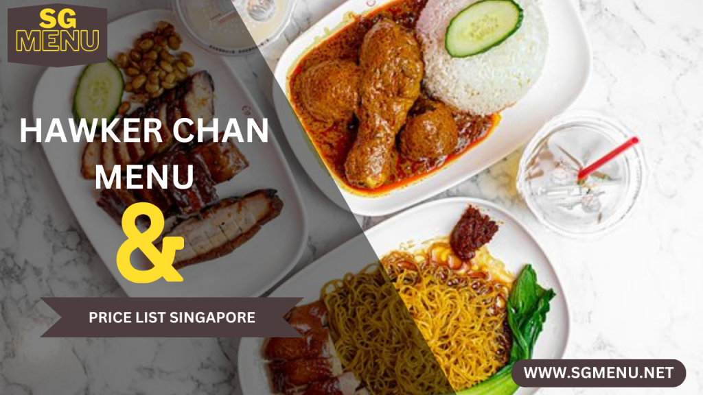 Hawker Chan Menu