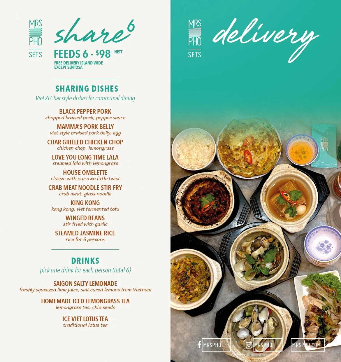 MRS PHO SHARE MENU UPDATED 2024