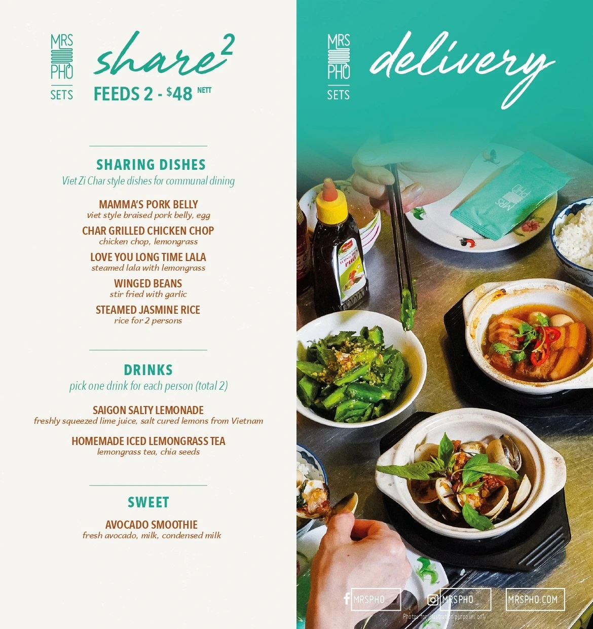 MRS PHO SHARE MENU UPDATED 2024