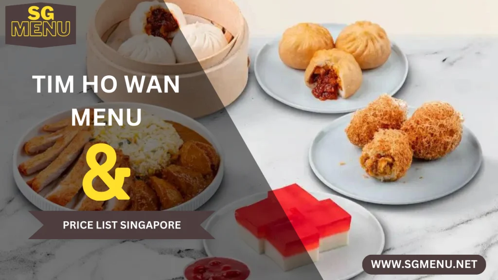 TIM HO WAN MENU