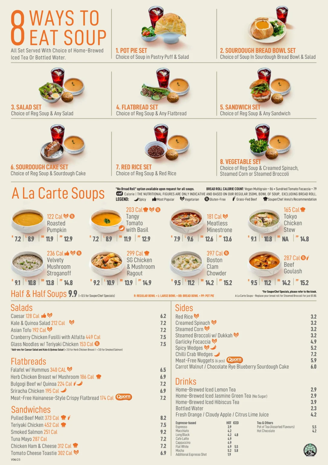 Soup Spoon Singapore Menu 2024