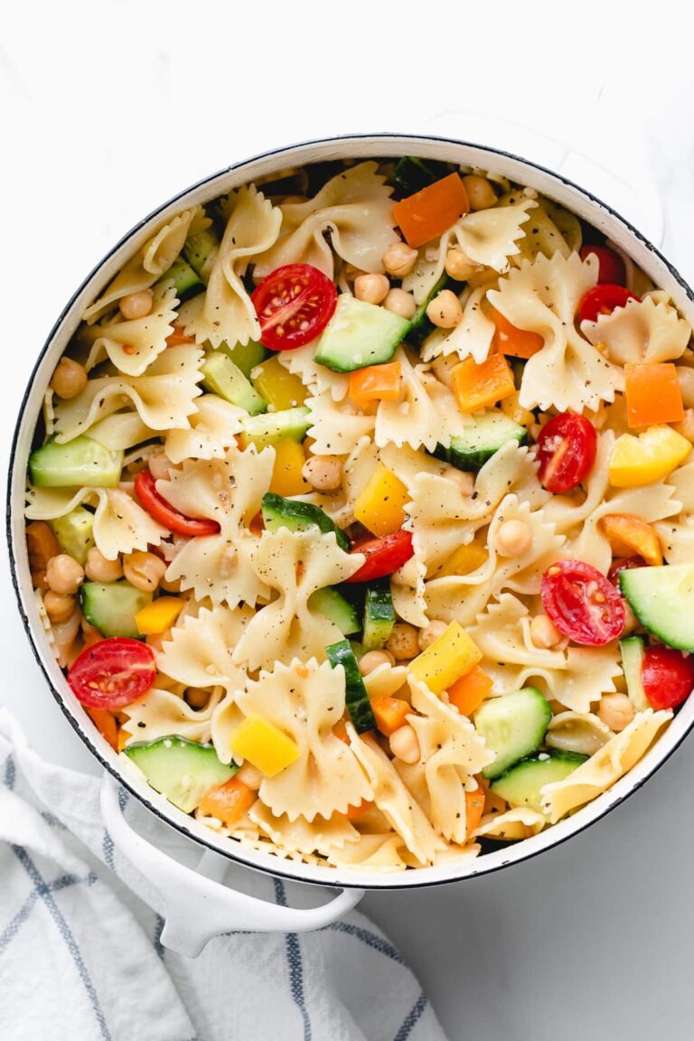 Vegetable Pasta Salad Recipe for a Healthy and Balanced Meal